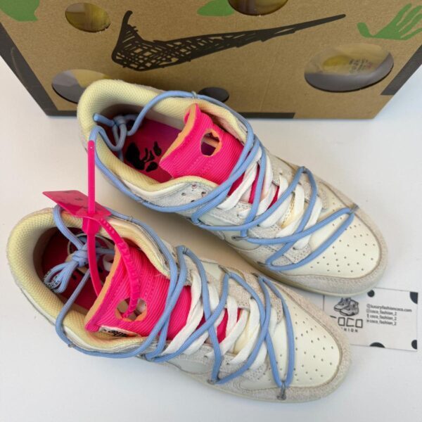 Nike Dunk OFF White Low "Grey-Light Blue"