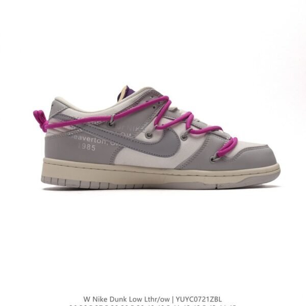 Nike Dunk OFF White Low "Grey-Purple"