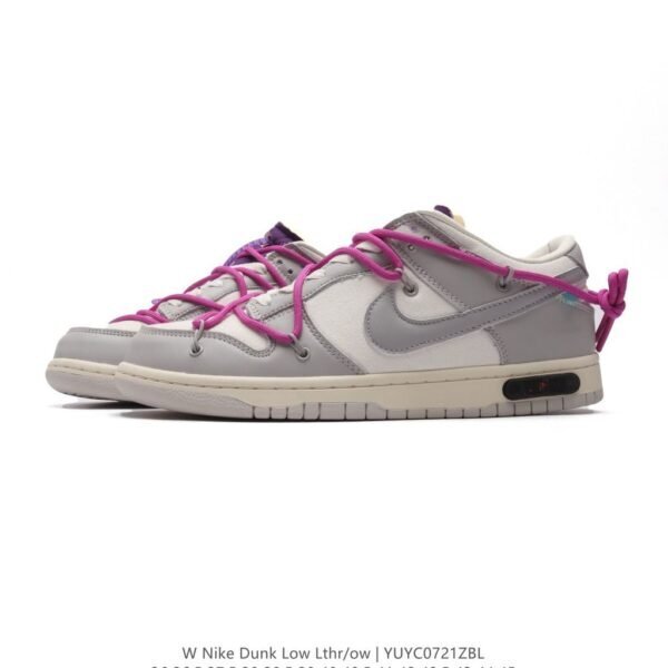 Nike Dunk OFF White Low "Grey-Purple"