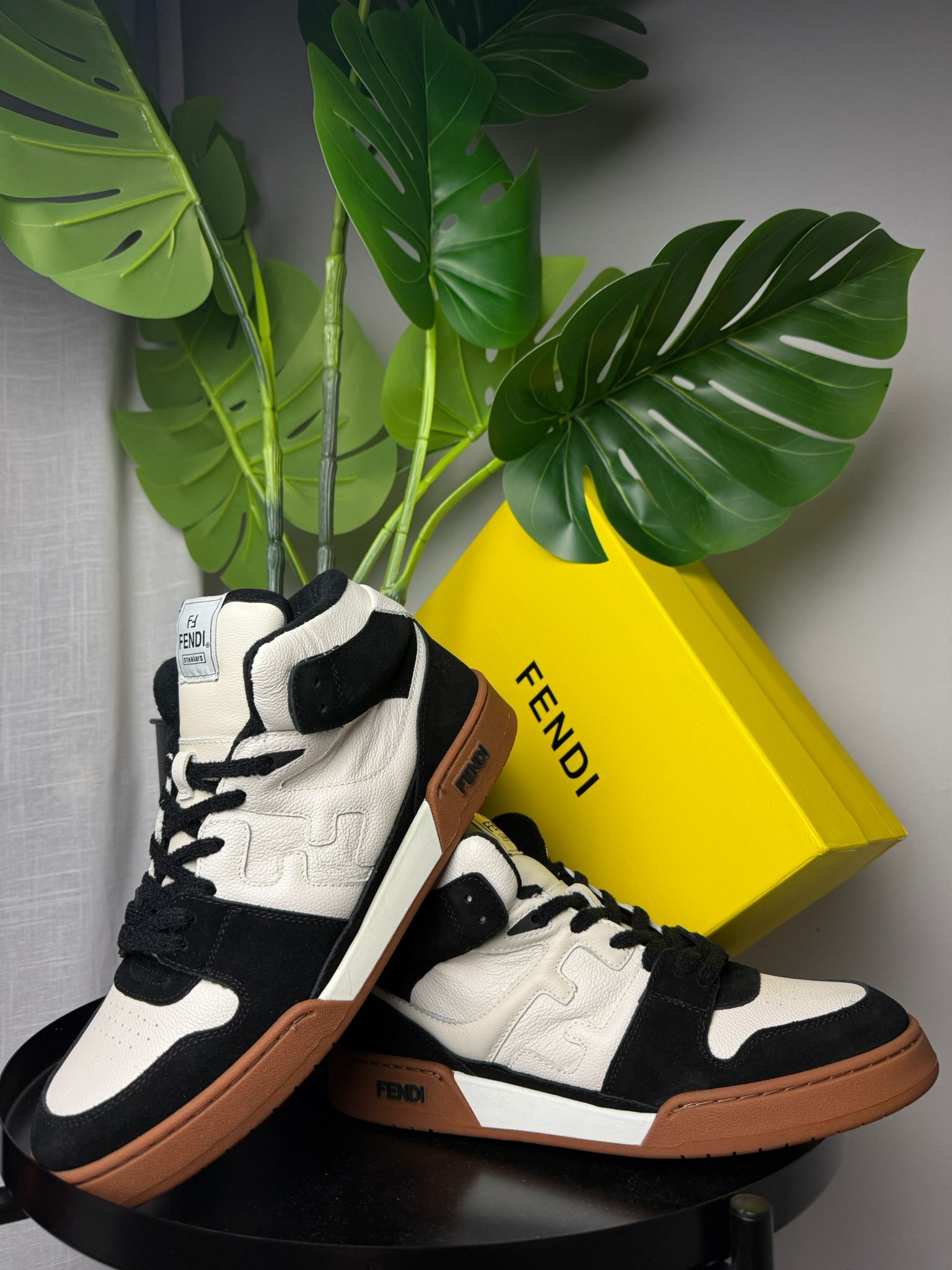 Fendi High"Black White" - Slika 4