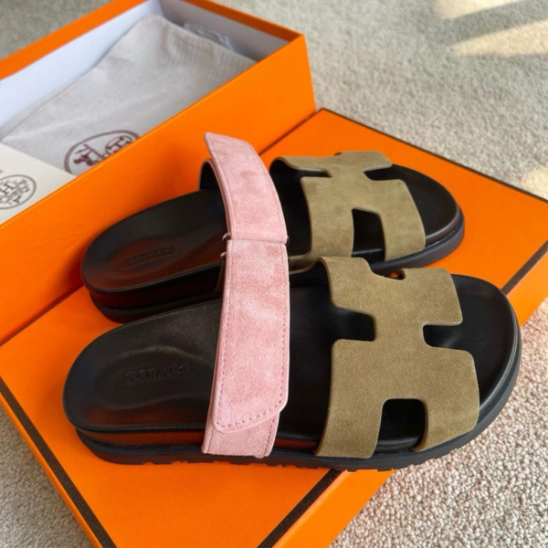 Hermes Noisette Sandala "Brown Pink"