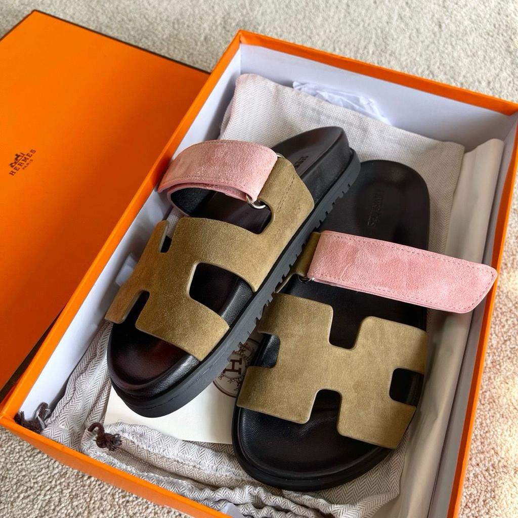 Hermes Noisette Sandala "Brown Pink" - Slika 4