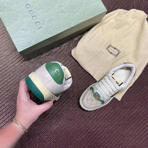 Gucci Shoes "Light Brown - Green"