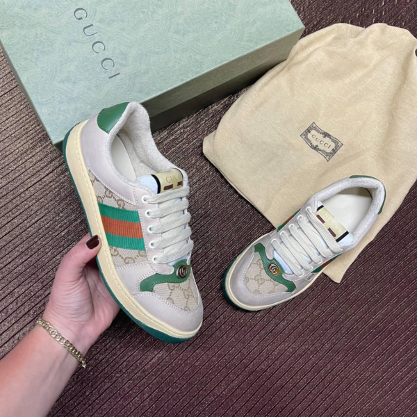 Gucci Shoes "Light Brown - Green"