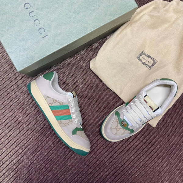 Gucci Shoes "Light Brown - Green"