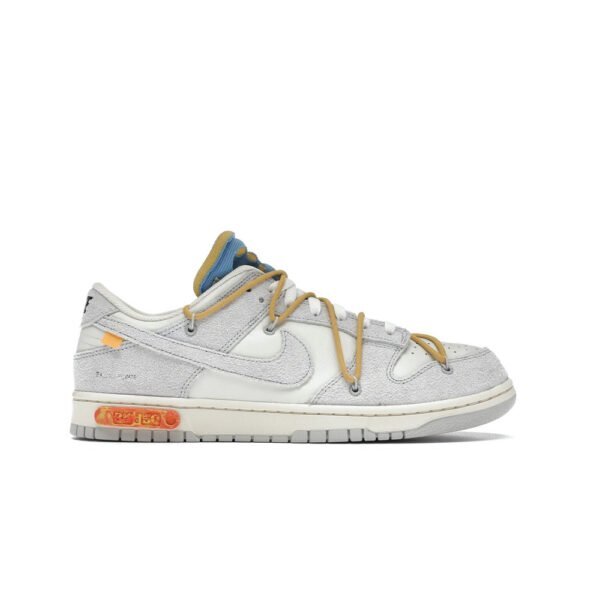 Nike Dunk OFF White Low "Grey-Yellow"