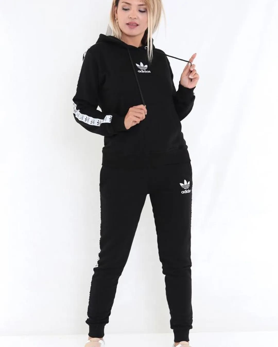 Komplet Adidas "Black White" V2 - Slika 4