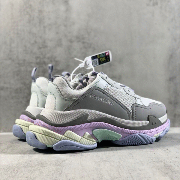 Balenciaga "Grey - Pink, Green, Yellow, Blue"