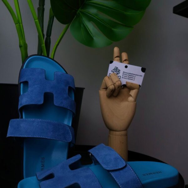 Hermes Noisette Sandala "All Blue"