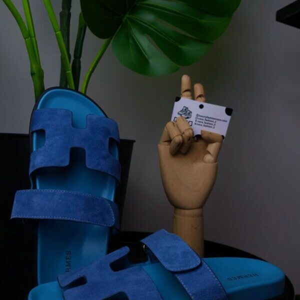 Hermes Noisette Sandala "All Blue"