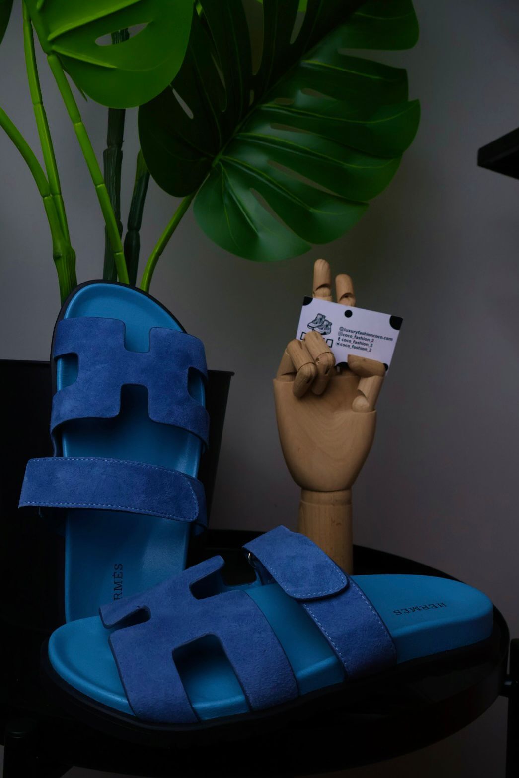 Hermes Noisette Sandala "All Blue" - Slika 3