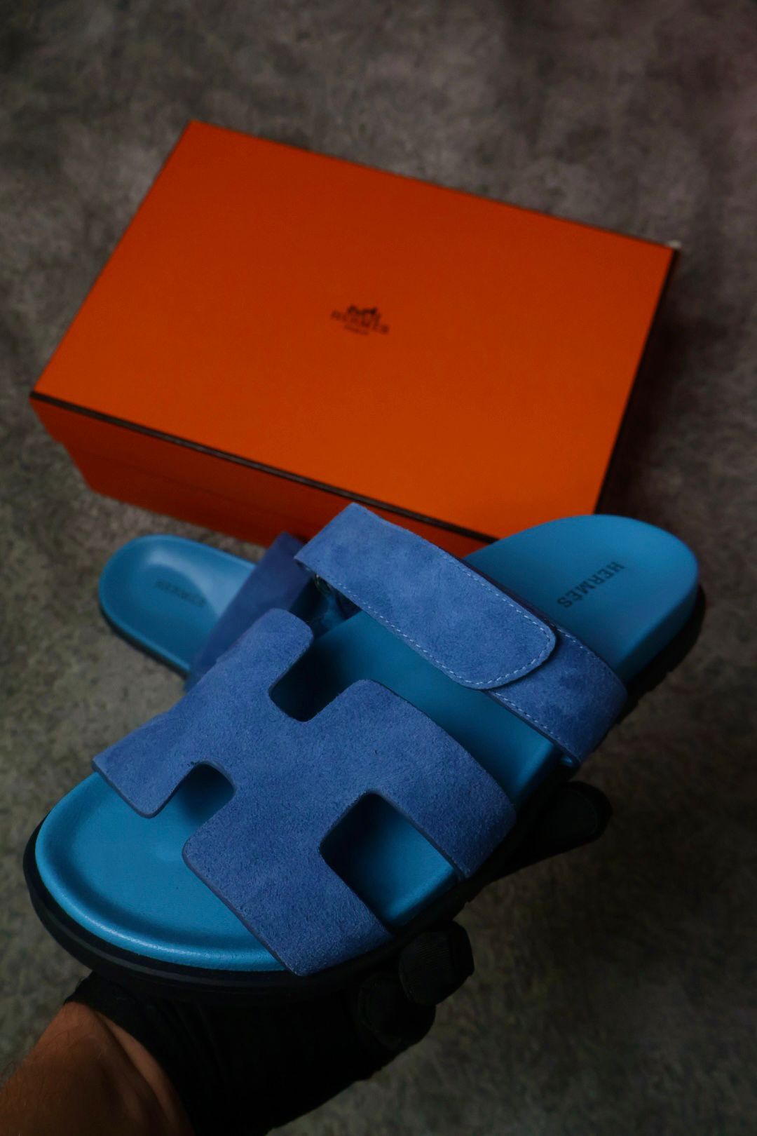 Hermes Noisette Sandala "All Blue" - Slika 2