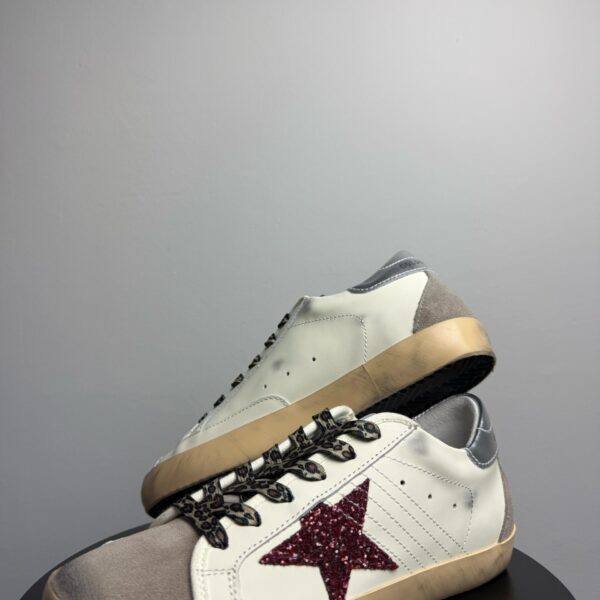 Golden Goose "Cream White - Red Star"