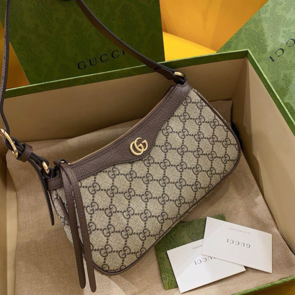Torba Gucci Shoulder Small "Light Brown"