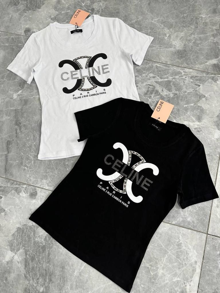 Majice Celine Paris "3 rue" - Više Boja