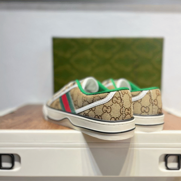 Gucci Shoes "Light Brown - Green, White"