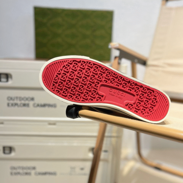 Gucci Shoes "Light Brown - Green, White"