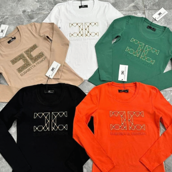 Majice dugi rukav Elisabetta Franchi - Više Boja