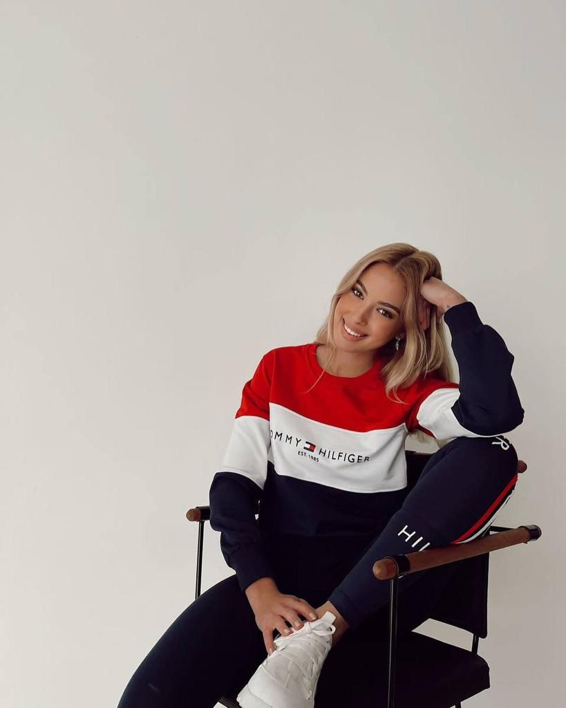 Majice dugi rukav Tommy Hilfiger "Red, White, Dark blue"