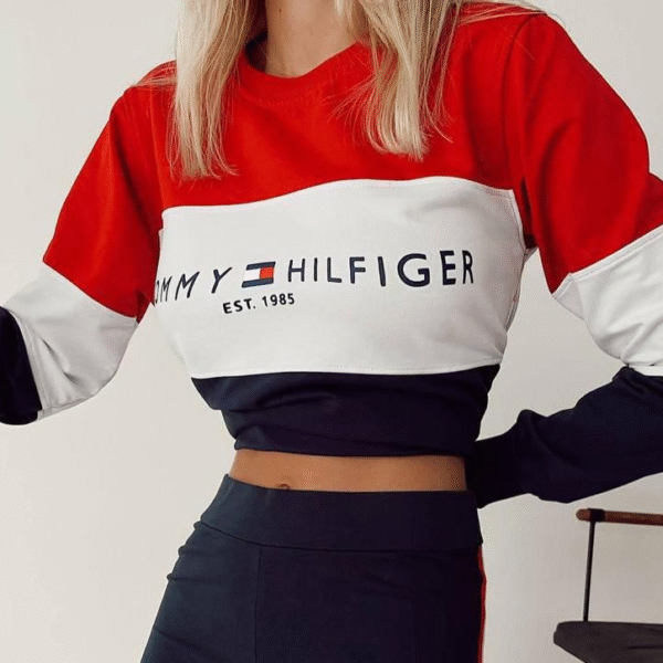 Majice dugi rukav Tommy Hilfiger "Red, White, Dark blue"