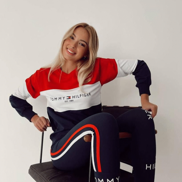 Majice dugi rukav Tommy Hilfiger "Red, White, Dark blue"