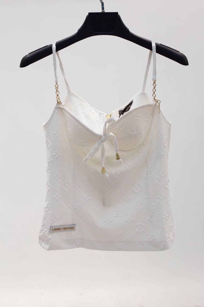 Top na bretele "White"