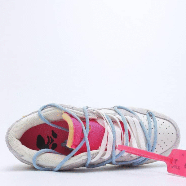 Nike Dunk OFF White Low "Grey-Light Blue"