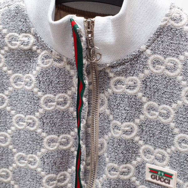 Tanka Jakna Gucci "White, Grey - Red, Green"