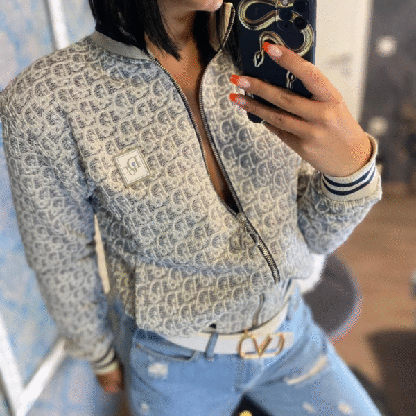 Tanka Jakna Christian Dior "White, Grey - Black, White"