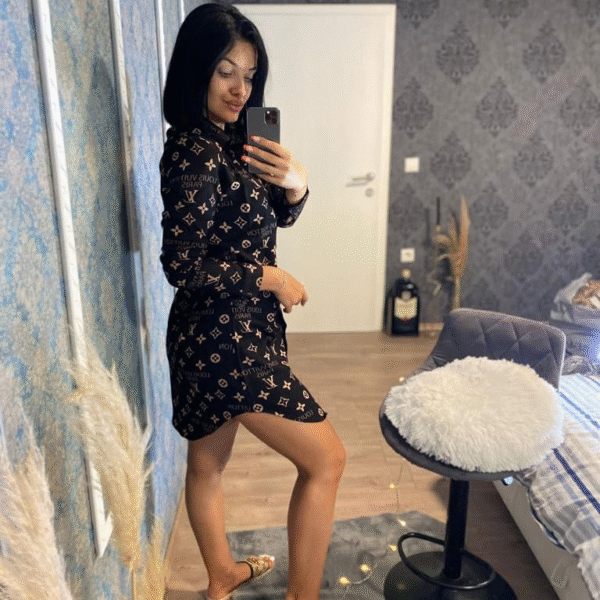 Haljina Louis Vuitton Paris "Black"