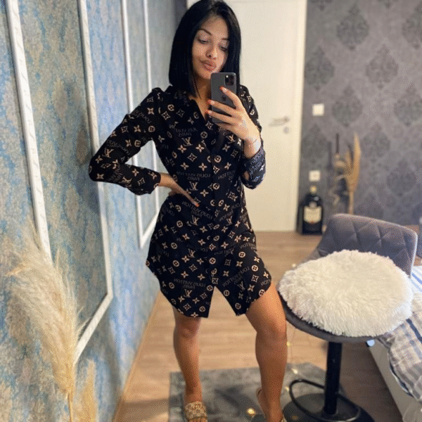 Haljina Louis Vuitton Paris "Black"