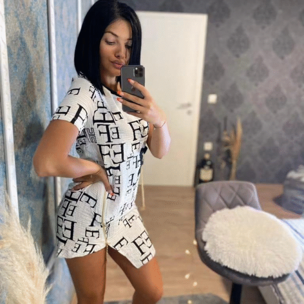 Haljina Elisabetta Franchi "White - Golden"