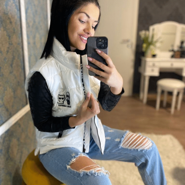 Prsluk Karl Lagerfeld "Black White"