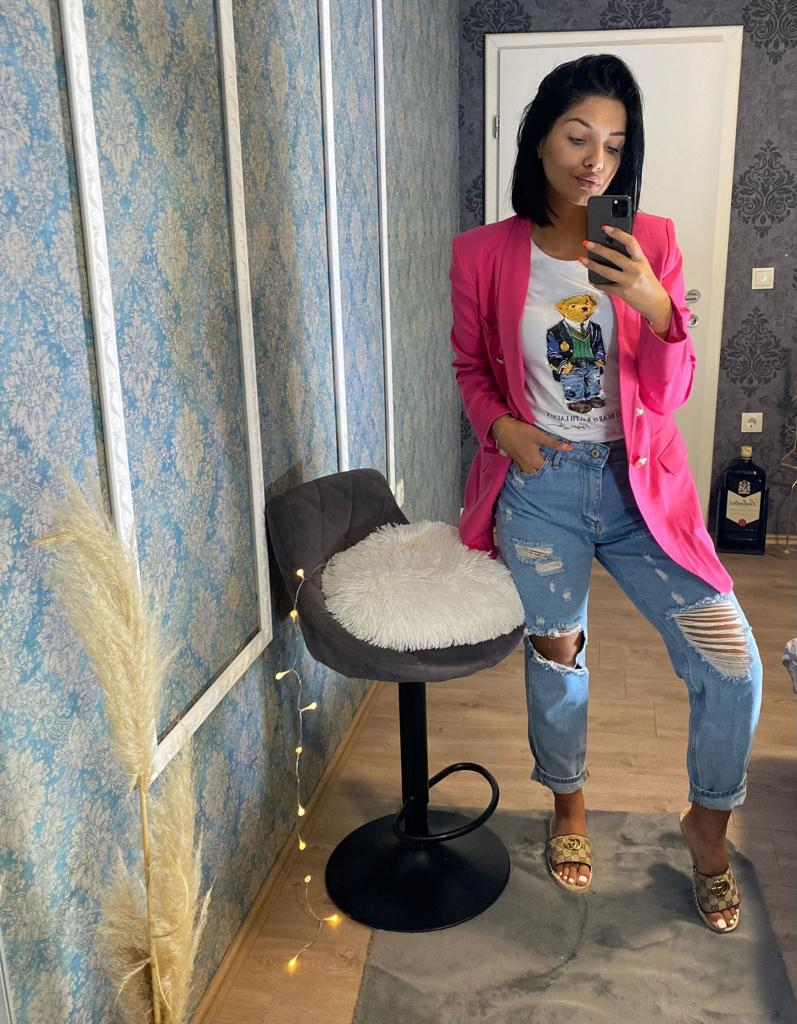 Sako Balmain "Pink - Golden" - Slika 4