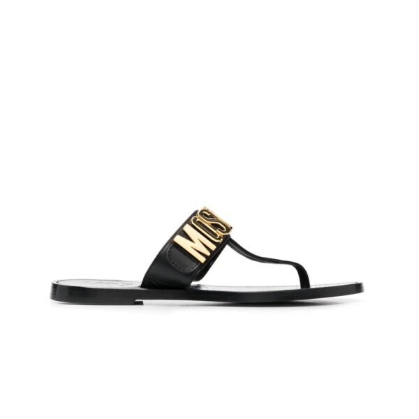 Moschino Sandale "Black Golden"