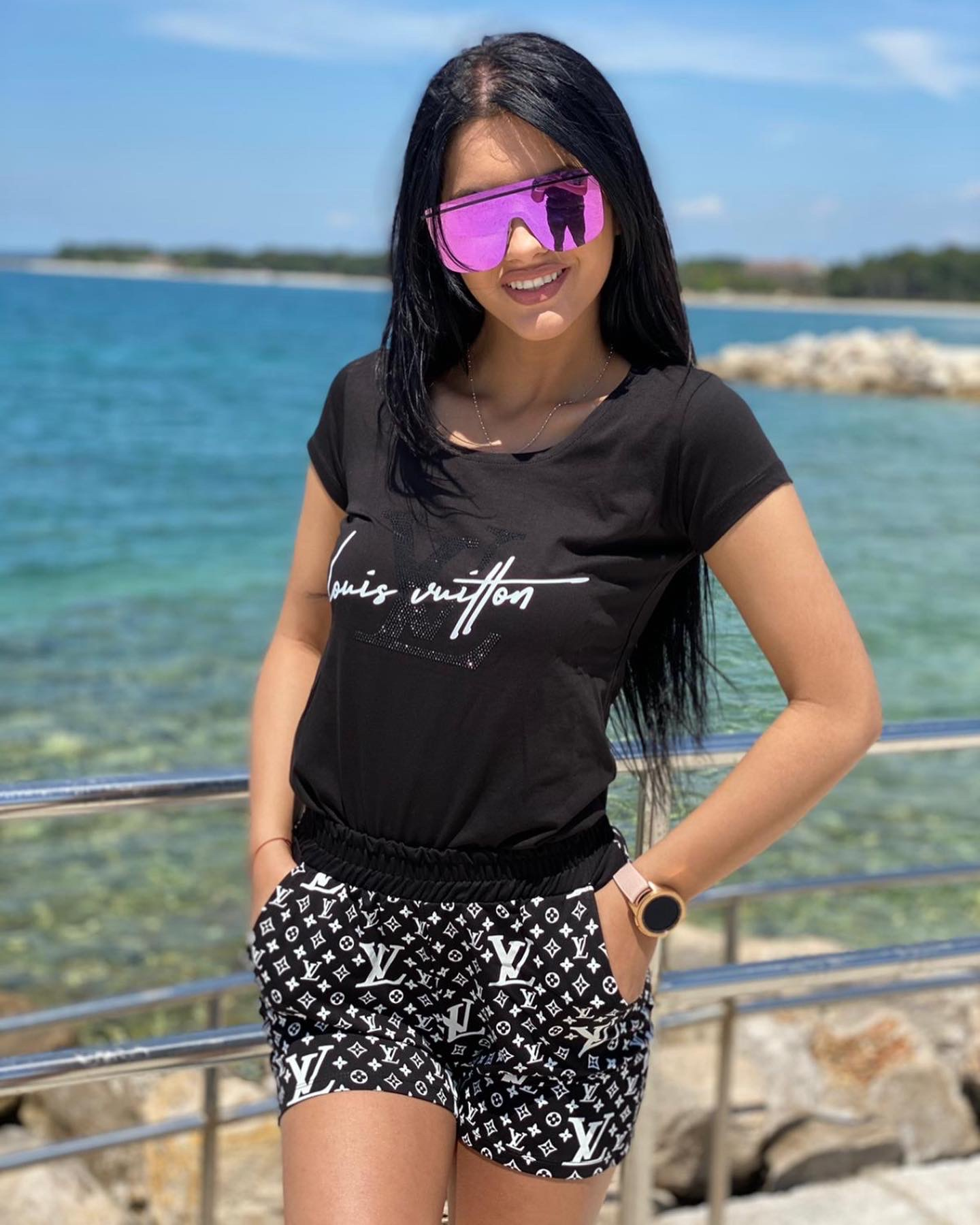 Komplet Louis Vuitton "Black, White"