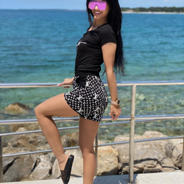 Komplet Louis Vuitton "Black, White"