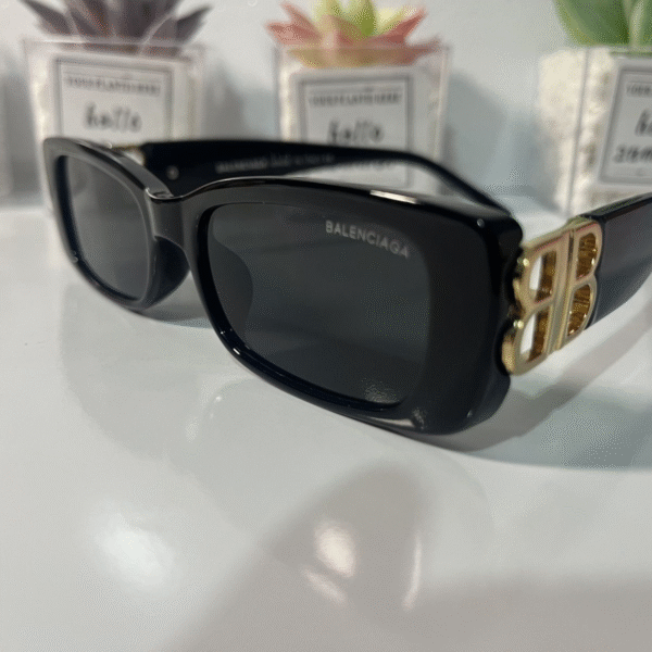 Naočale Balenciaga "Black - Golden BB"
