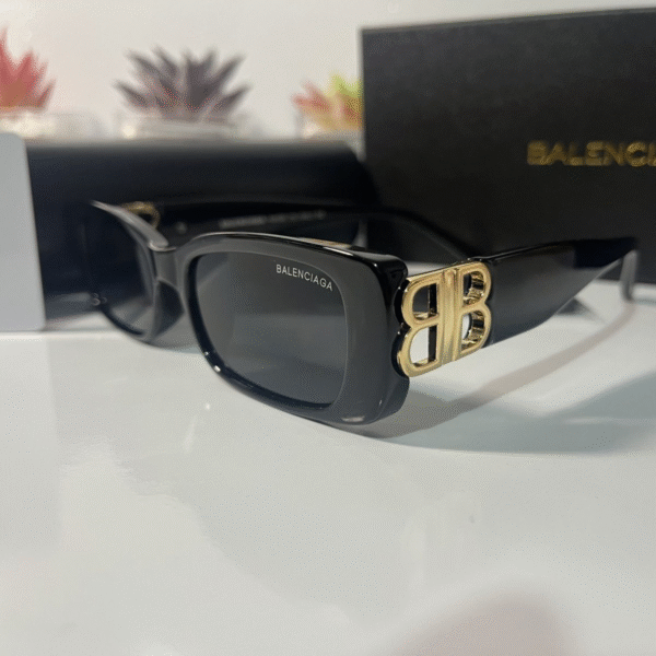 Naočale Balenciaga "Black - Golden BB"