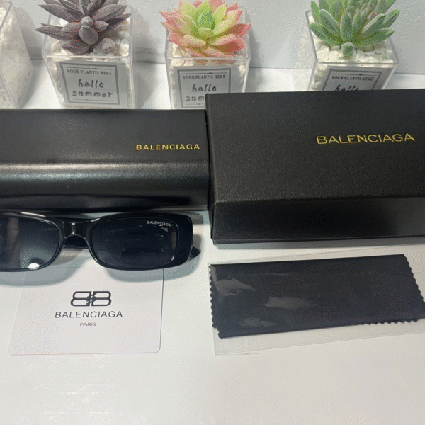 Naočale Balenciaga "Black - Golden BB"