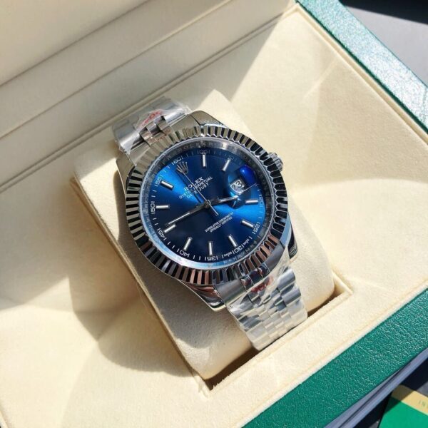 Datejust 41 Silver / Royal Blue