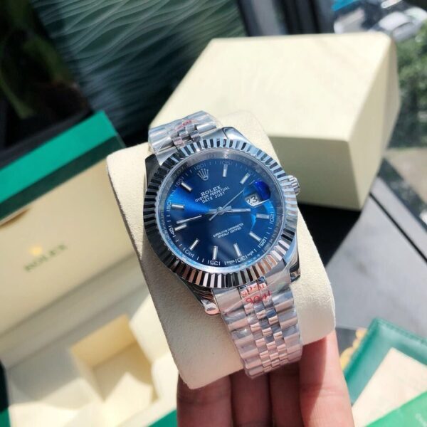 Datejust 41 Silver / Royal Blue