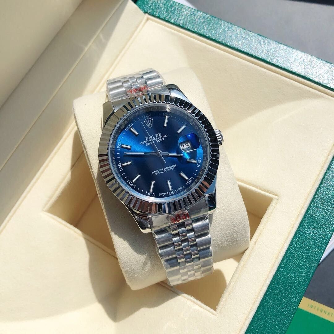 Datejust 41 Silver / Royal Blue - Slika 8