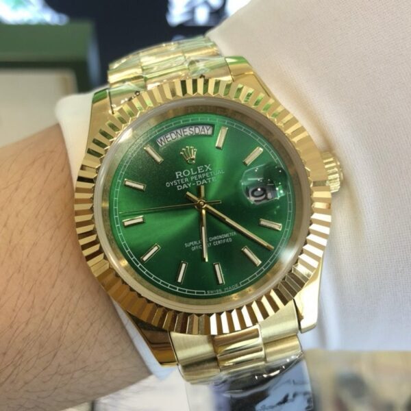 Rolex 36 Gold / Green