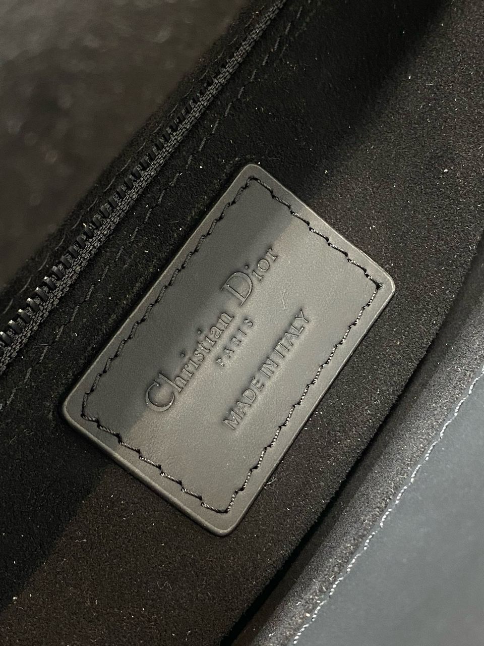 Christian Dior Black Ultra Matte Medium Lady Dior Bag - Slika 19