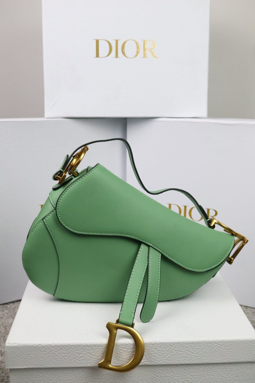 Christian Dior Mid Green-Gold - Slika 4