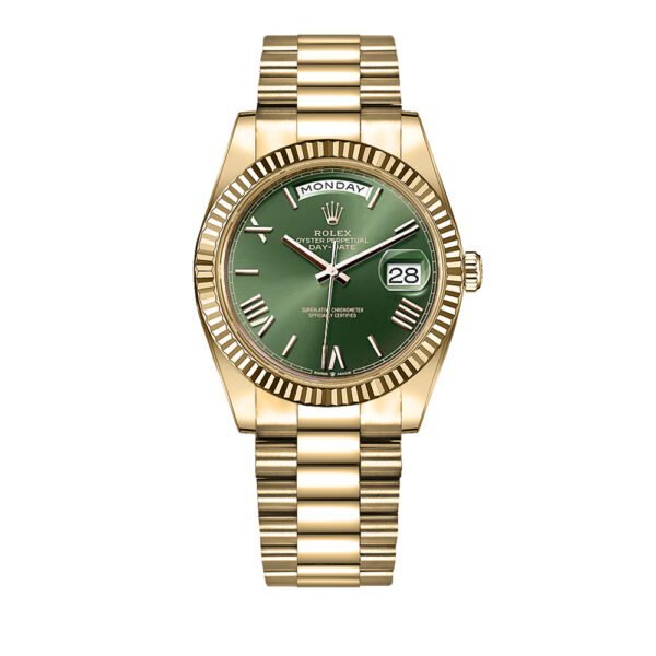 Rolex 36 Gold / Green