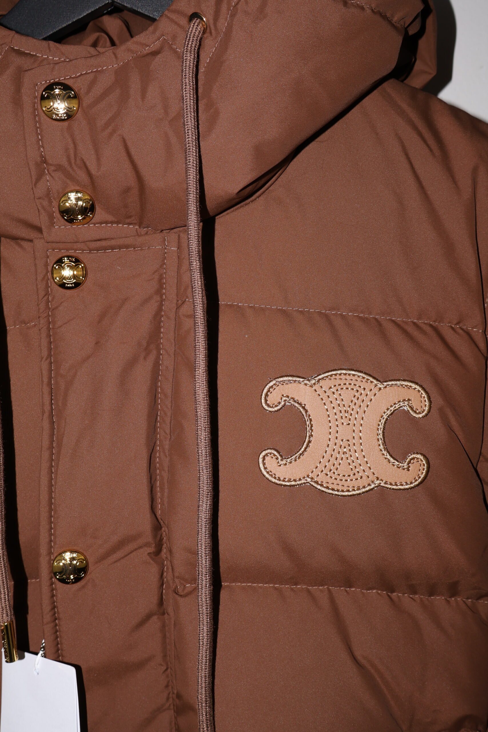 Celine Down Jakna Brown - Slika 3