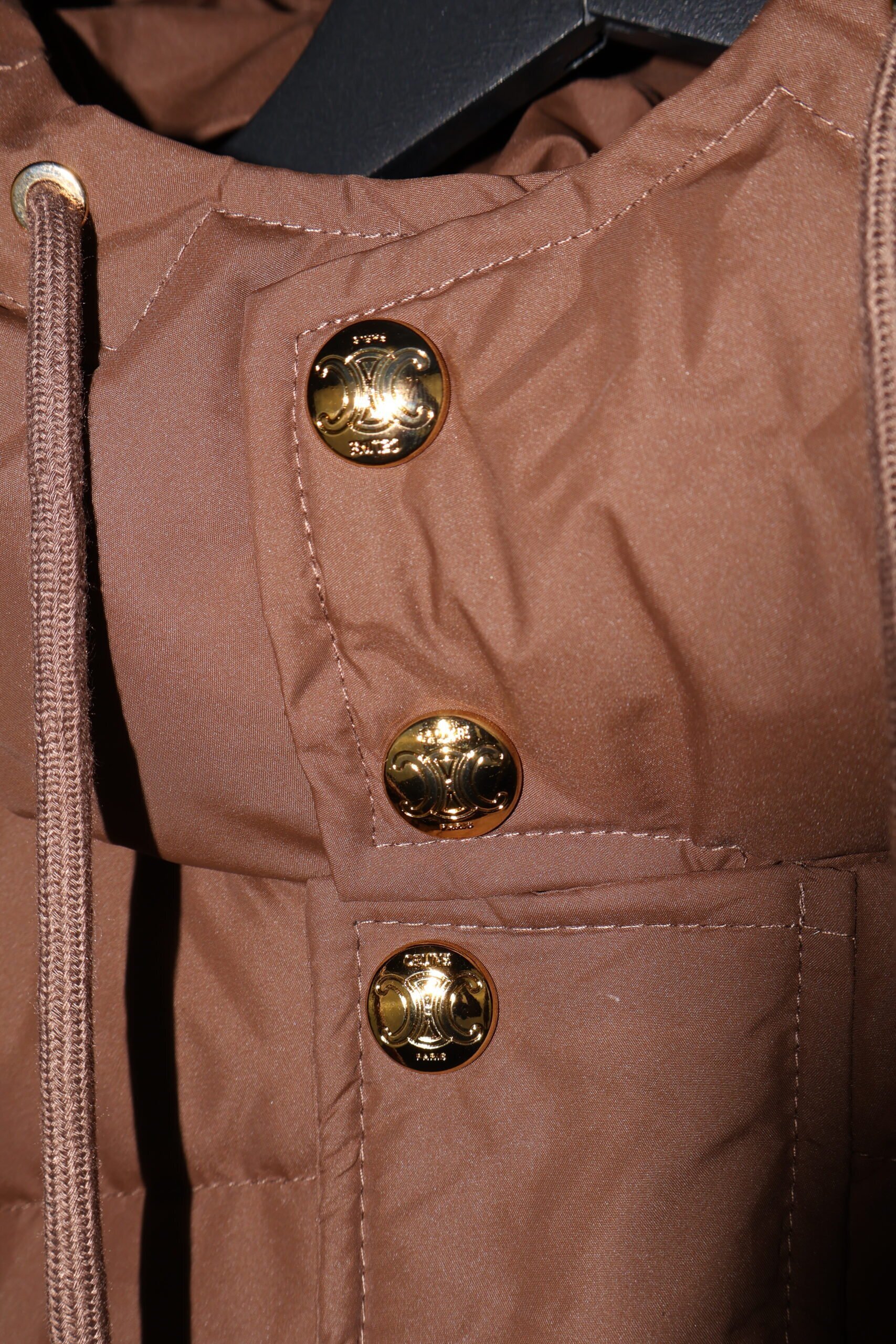 Celine Down Jakna Brown - Slika 5