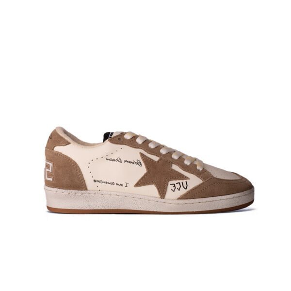Golden Goose "White - Brown Star"